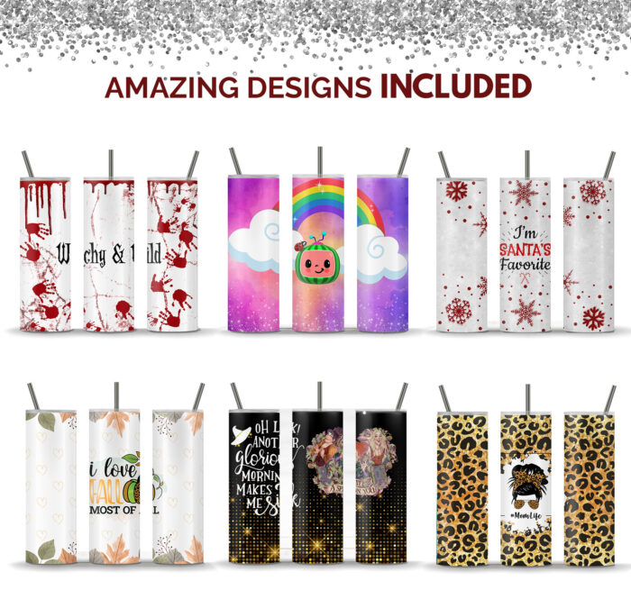 LGBT human glitter drip Tumbler Design | Sublimation Designs Downloads - Skinny 20oz tumbler PNG | Gay Pride Tumbler wrap design